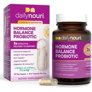 Daily Nouri Hormone Balane Probiotis for Women | Supports Healthy Estrogen Metaboli, Hormone & yle H