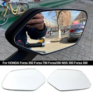 NOBELJIAOO 1Pair Motorcycle Convex Mirror Increase Rearview Mirrors Side Mirror View Vision Lens Accessories For HONDA Forza 350 Forza 750 NSS 350 Forza 300 L9N6