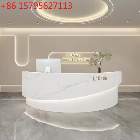 Anker Power Bank Luxury Receiption Desk Minimalist Furniture Reception Counter Table Counters For Sm