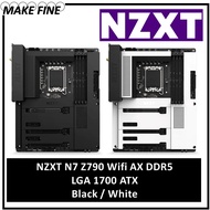 NZXT N7 Z790 Wifi AX DDR5 LGA 1700 ATX Black / White Motherboard