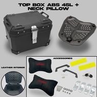 TOP BOX ABS 45L TOP BOX PLASTIC 45L HYPER BOX 45L MOTORCYCLE BOX 45L GIVI BOX KAPPA BOX ALLUMINIUM B