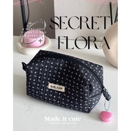 Made.it.cute|.SECRET FLORA Handmade Cosmetic Bag
