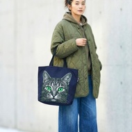 【日本製】圖像貓帆布托特包 帆布袋 帆布包