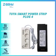 Tuya Smart Power Strip Plug 4 Socket USB Ports Stop kontak Listrik