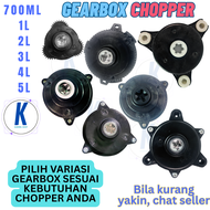 sparepart Gear box Mesin Chopper Blender Kapsul Quatre 700ml - 5 Liter