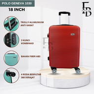 Koper 18 inch Polo Lock Ukuran kabin – koper polo - koper promo - koper kecil – koper anak - Tas Tra