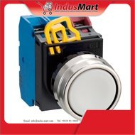 IDEC YW4B-M1E10W 22mm YW METAL RING PUSH BUTTON 1NO WHITE