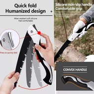 24.8inch RazorTOOTH Folding Saw | Pruning Saw Designed for Use | Curved Blade Hand Saw Cuts Branches