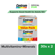 [Value Pack] Centrum Silver Multivitamin-Multimineral Plus Lutein for Healthy Eyes & Lycopene Good H