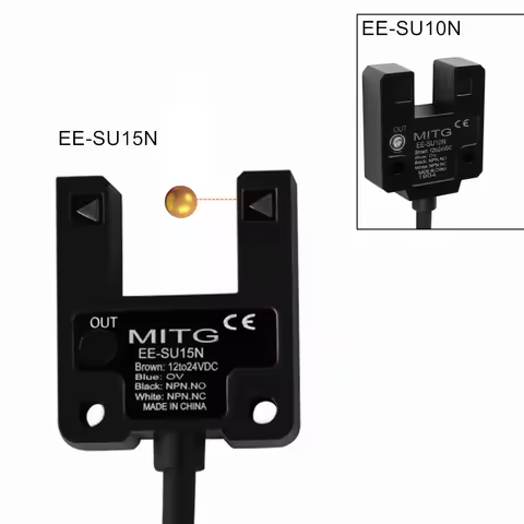 U-Shaped Slot Photoelectric Switch EE-SU10 N SU10N SU15N Induction Limit Sensor NPN PNP NO NC 4 Wire