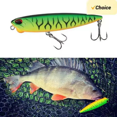 TSUYOKI New Surface Pencil Fishing Lure 65mm 5.5g Topwater Walk The Dog Stickbait Pike Bass Duo Real