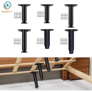 [Dovewill] Bed Beams Support Elevate Bracket  Bed Riser Furniture Foot with Screws Bed Support Leg B