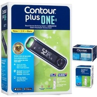 Bayer Contour Plus One 血糖機套裝(包括50試紙及100針）