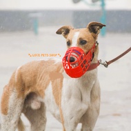 Dog muzzle with long muzzle made of PP plastic - Love Pets Shop