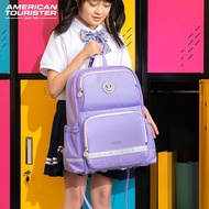 AT/🪁Samsonite American Travel First Grade Boys and Girls Schoolbag Backpack Second Grade Primary School Student Super Li