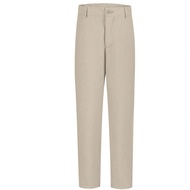 Boys Dress Pants Formal Flat Front Children School Uniform Pants For Boy Light Champagne Size 6-16Y