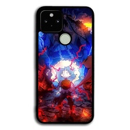 Google Softcase Case PIXEL 7 7A 6 6A 5 4 4A 3 3A 2 XL Pro Luffy VS Kaido BG0978