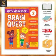 BRAIN QUEST MATH WORKBOOK 2ND GRADE | 9781523524235