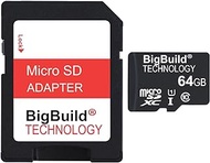 BigBuild Technology 64GB Ultra Fast 80MB/s Micro SDXC Memory Card for Nokia 105+, 110, 2660 Flip, 2780 Flip Cell Phone