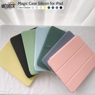 [Gen10, Air3 & 12.9inch] cover i pad leather case in minimalist pastel color, matte & anti-stain. Ca