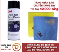 Dung dịch tẩy rửa phanh ô tô 3M PN08896 600ml - làm sạch bụi bẩn dầu mỡ cát đất rỉ sét tặng kèm khăn