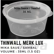 Mika Sambal Sauce Cup 35 ML - Sambal Sauce Cup 1.5 oz [50 Pcs]