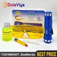 Automotive Fluorescent Leak Detection Auto Air Conditioning R134a Refrigerant Gas Freon AC Leak Test