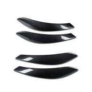 2/4Pcs สําหรับ BMW 3 4 Series F30 F31 GT F34 F36 2014-2019 ภายในรถคาร์บอนไฟเบอร์ประตูฝาครอบมือจับอุป