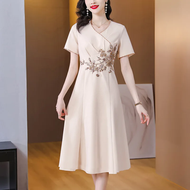 2023 ใหม่Elegant Mother-of-the-เจ้าสาวชุดสาวสไตล์จีนสําหรับงานแต่งงานGownsรุ่นปรับปรุง