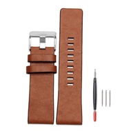 Diesel Watch Band Replacement Calfskin Leather Watch Strap with Tool 24mm 26mm 28mm Replacement for 