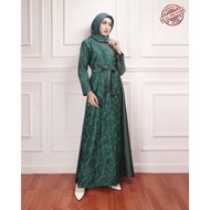 Baju Gamis Muslim Terbaru 2021 2022 Model Pesta Wanita Kekinian Model