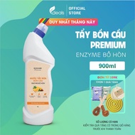 [Premium] Ecocare Premium toilet cleaner with Peppermint & Orange essential oil 1L - Cleans stains, 