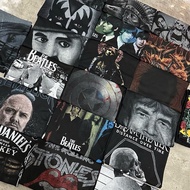 Distro T-shirts 100K Get 4 Latest Viral Band Motif Distro T-shirts Men's and Women's Tops Men's T-sh