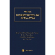 READY STOCK : MP Jain's Administrative Law of Malaysia (HARD COVER)