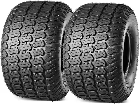 20x10.00-8 Lawn Mower Tires, 20x10-8 Tractor Turf Tire, 20x10x8 NHS Tires, 4PR/Ply Tubeless, Set of 