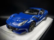 【收藏模人】BBR Ferrari F12 TDF 金屬藍 法拉利 模型車 1:18 1/18