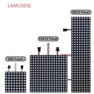LAMUSENJ Pixels Led Panel Flexible Colorful RGB LED WS2812B 8x8 16x16 8x32 WS2812 Matrix Panel Light