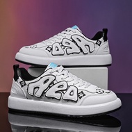 รองเท้าผ้าใบผู้ชาย ตาข่ายระบายอากาศรองเท้าผ้าใบลำลองผู้ชายแนวโน้ม Forrest Gump รองเท้ากีฬาทั้งหมดรอ