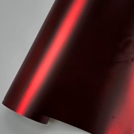 Motorcycle body car interior film color change film Matt dark green film Romani red sticker body col