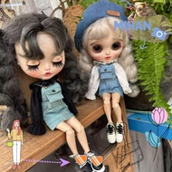 MIHAN Doll Princess Shirt, 7 Styles DIY Accessories Pocket Jeans Overalls Skirt, Kids Toys Fashion C