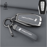 FANMAODZ proton x50 s70 x90 metal car key cover remote key case suv key cover x50 leather car key co