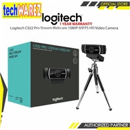 Logitech C922 Pro Stream Webcam + Tripod Full HD