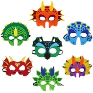 Jurassic World Dinosaur Mask Set Halloween Birthday Cosplay Favors Kids Costumes Dress-Up Jurassic P