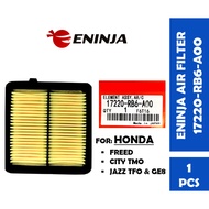 【READY STOCK】ENINJA Air Filter For Honda City Tmo/ Jazz Tfo/ Freed (17220-RB6-A00/17220-RB6-003) Ele