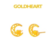 Goldheart 999 Gold Crescent Earrings
