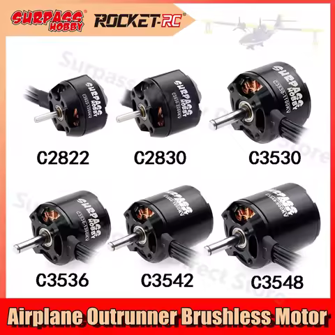 Surpass Hobby 2822 2830 3530 3536 3542 3548 Outer Rotor Brushless Motor for Airpane Fixed-wing FPV D