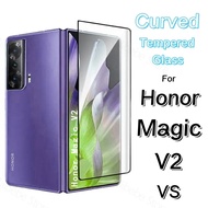 Outer Screen Protector For Honor Magic V2 Tempered Glass Curvered Full Cover Film on Honor Magic V2 