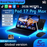 2026 New Original Global Edition Mi Tablet Android16 Pad 17 Pro Max 24GB+2TB 20000mAh Tablet 5G Dual
