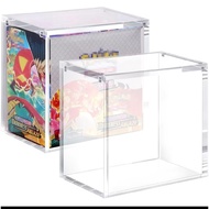 Dustproof & ETB Protector for Collect Acrylic Display Case for Pokémon ETB Box – 5mm Thick Magnetic 