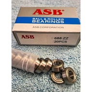 (10PC CONTENTS) ORIGINAL Bearing 688 ZZ ASB